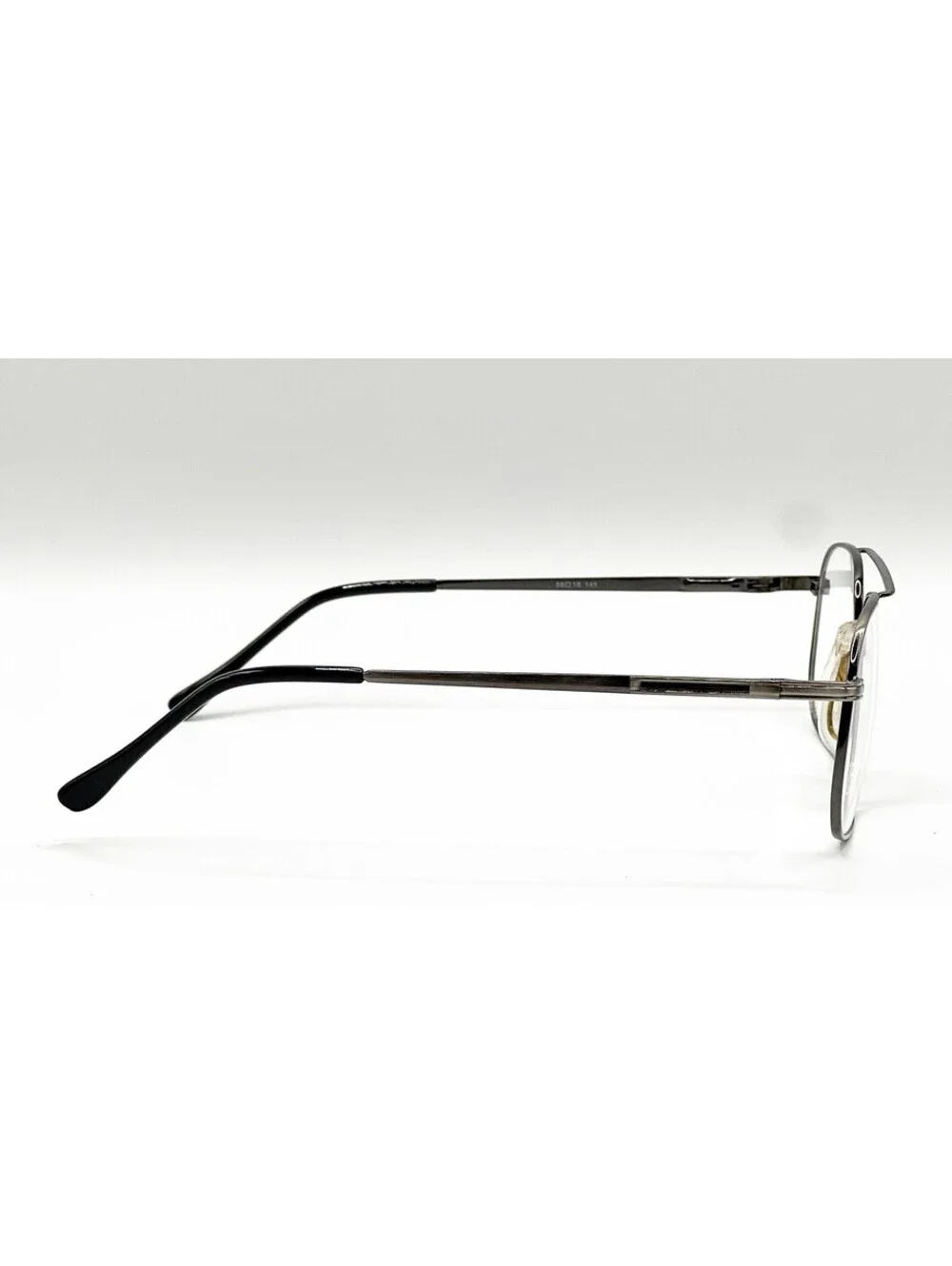 Modern Kevin Antique Silver Full Rim Authentic Eyeglass Frames 58-18-145